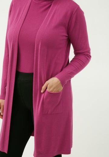 Длинный жилет