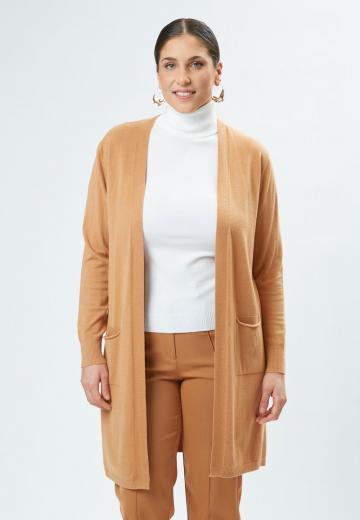 Длинный жилет