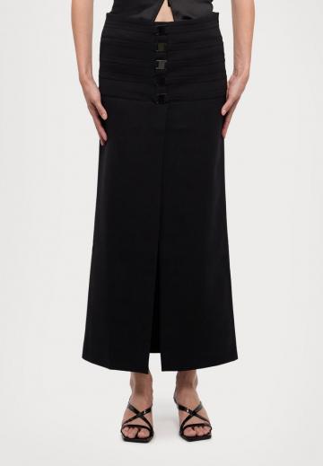 Юбка с накладными карманами