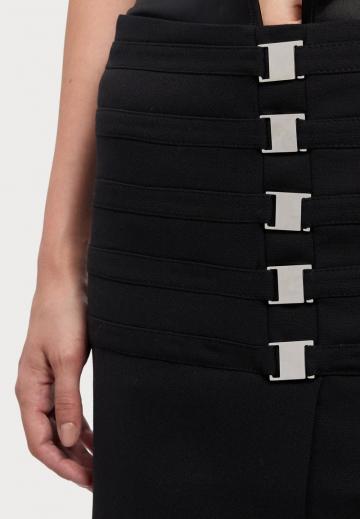 Юбка с накладными карманами