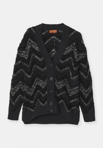 Жаккардовая вязаная кофта