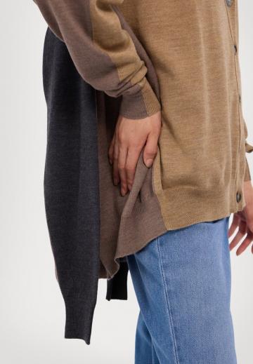 Длинный жилет