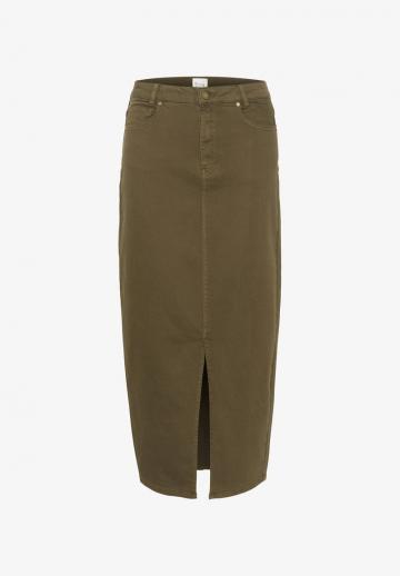 Юбка с накладными карманами