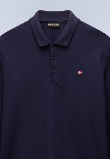 Поло с длинным рукавом