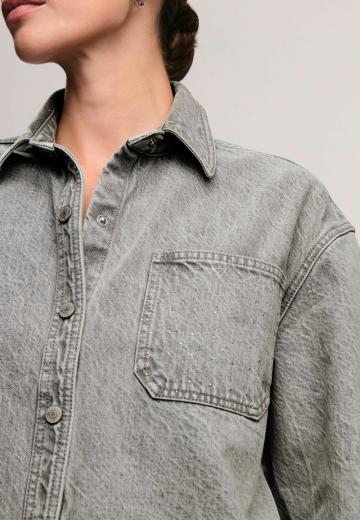 Джинсовая жилетка