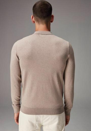 Поло с длинным рукавом