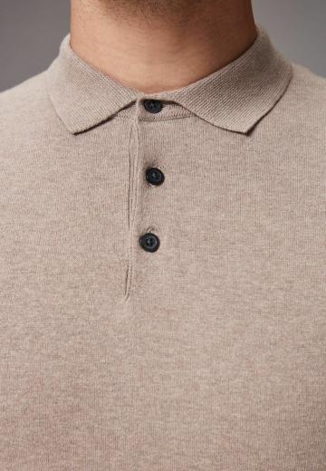 Поло с длинным рукавом