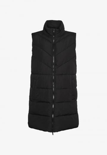 Длинный жилет