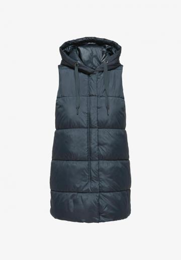 Длинный жилет