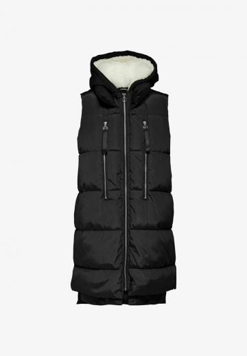 Длинный жилет