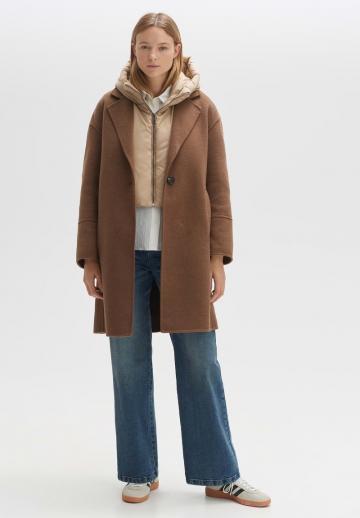 Шерстяное пальто