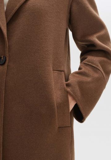 Шерстяное пальто