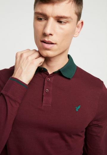 Поло с длинным рукавом