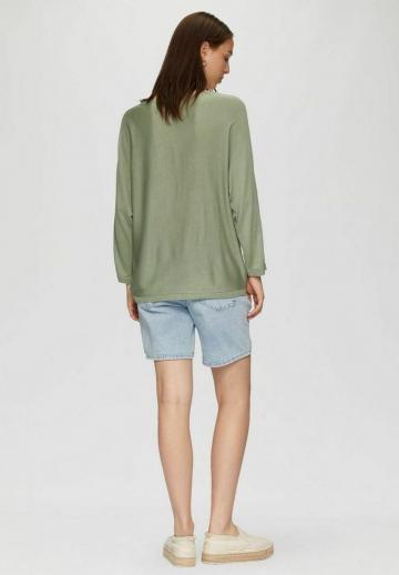 Пуловер с рукавом три четверти