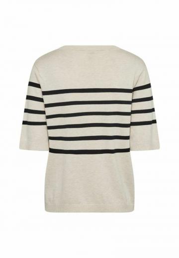 Пуловер в полоску