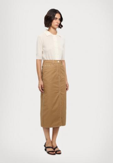 Юбка с накладными карманами