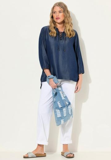 Джинсовая блузка