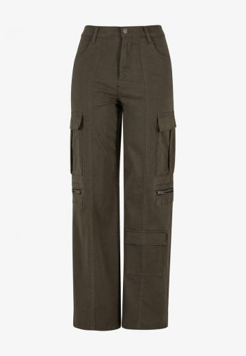 Юбка с накладными карманами