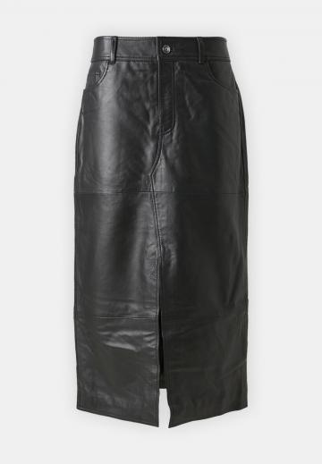 Кожаная юбка
