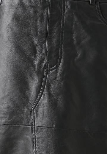 Кожаная юбка