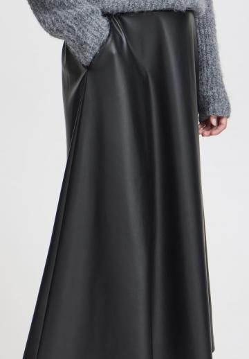 Кожаная юбка