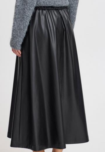 Кожаная юбка