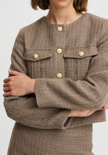 Блейзер с накладными карманами