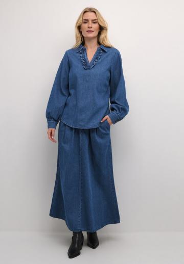 Джинсовая блузка