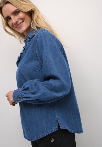 Джинсовая блузка