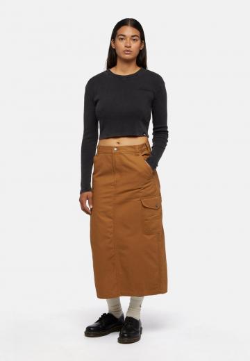 Юбка с накладными карманами