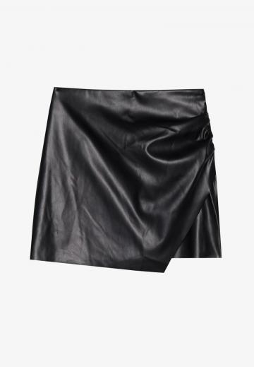 Кожаная юбка