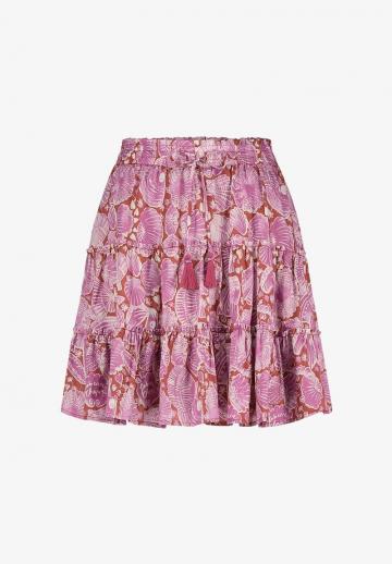 Юбка с воланами