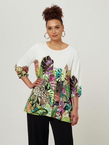 Кофта с круглым вырезом