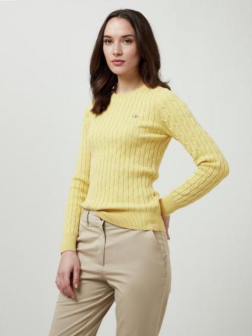 Пуловер с круглым вырезом