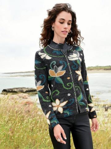 Вязаная кофта