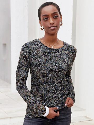 Кофта с круглым вырезом