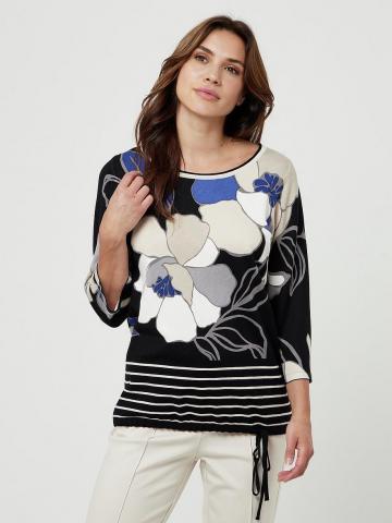 Пуловер с круглым вырезом