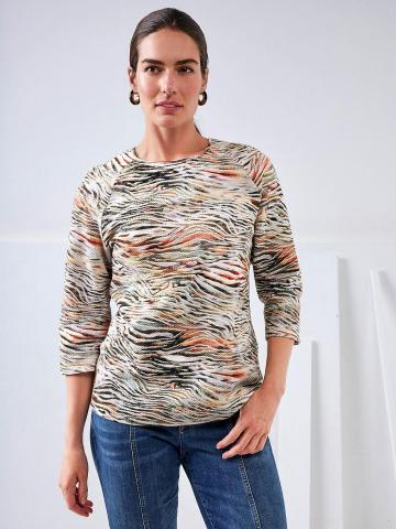 Кофта с круглым вырезом