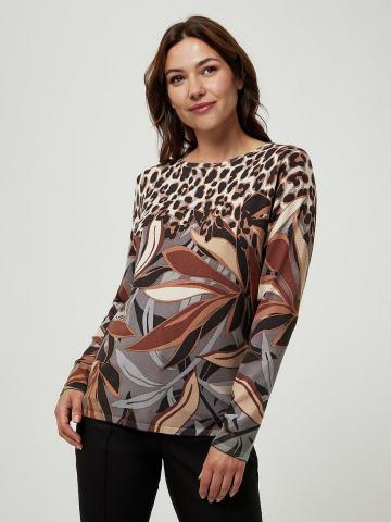 Пуловер с круглым вырезом