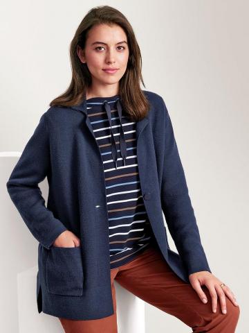 Вязаный блейзер