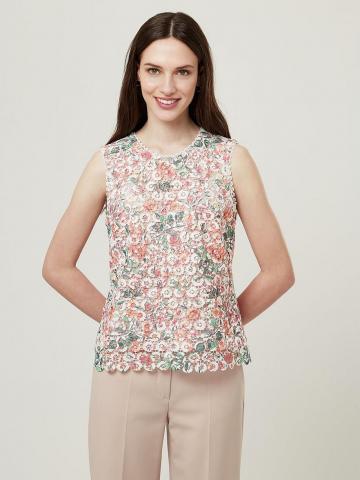 Блузка без рукавов