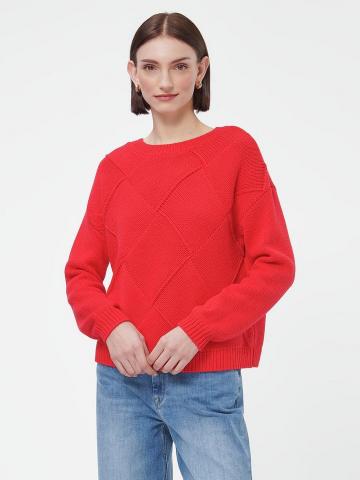 Пуловер с круглым вырезом