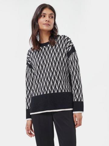 Пуловер с круглым вырезом