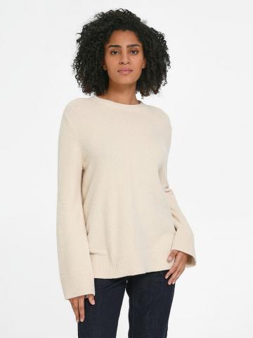 Пуловер с круглым вырезом