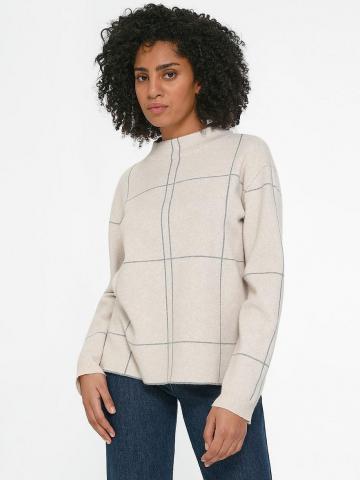 Пуловер с круглым вырезом