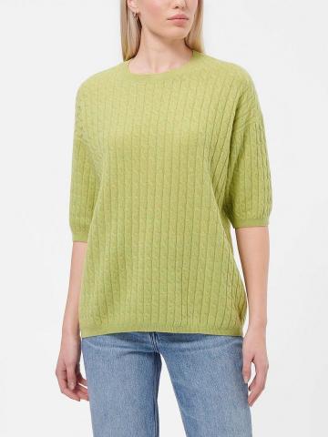 Пуловер с круглым вырезом