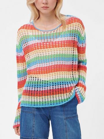 Пуловер с круглым вырезом