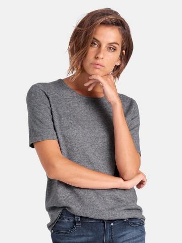 Пуловер с круглым вырезом