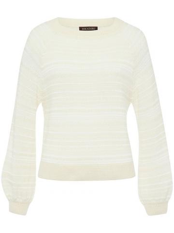 Пуловер с круглым вырезом