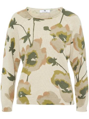 Пуловер с круглым вырезом